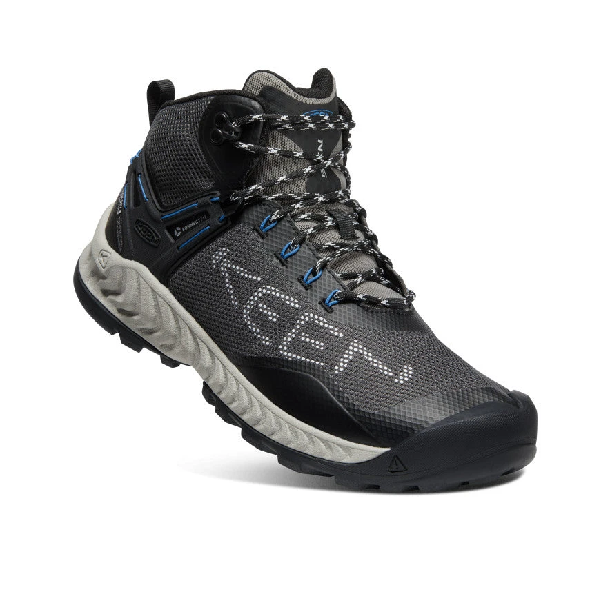 Keen Men's NXIS EVO Waterproof Boot | Magnet/Bright Cobalt 3 Keen Men's NXIS EVO Waterproof Boot | Magnet/Bright Cobalt - Image 3