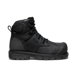 Keen Men's Camden 6" Waterproof Boot (Carbon-Fiber Toe) | Black/Black