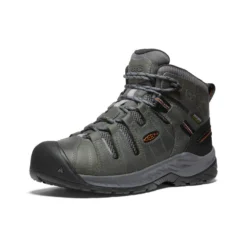 Keen Men's Flint II Waterproof Mid (Soft Toe) | Steel Grey/Tortoise Shell -Shoes Shop Of Ken 0a5aa2cbdd6f678b113fe5f415db1b2df010ced6