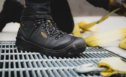 Keen Men's Dearborn 6" Waterproof Boot (Carbon-Fiber Toe) | Black/Steel Grey -Shoes Shop Of Ken 1025692 PDP TopImage