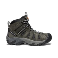 Keen Men's Voyageur Mid | Steel Grey/Scarlet Ibis