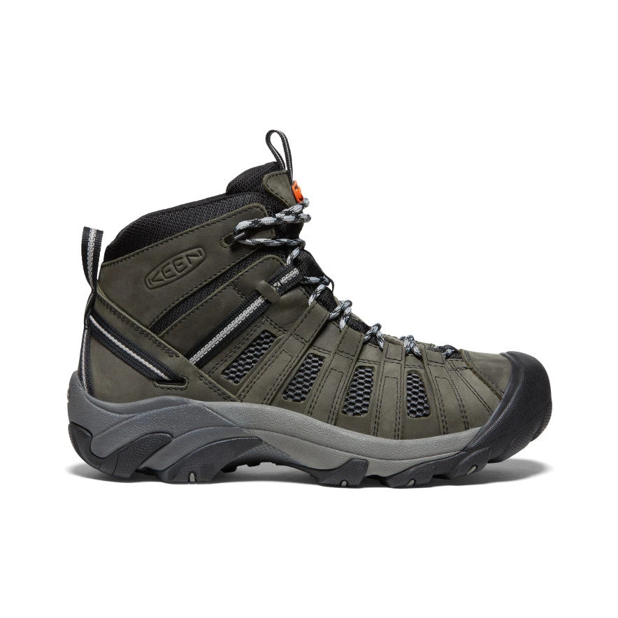 Keen Men's Voyageur Mid | Steel Grey/Scarlet Ibis 1 Keen Men's Voyageur Mid | Steel Grey/Scarlet Ibis