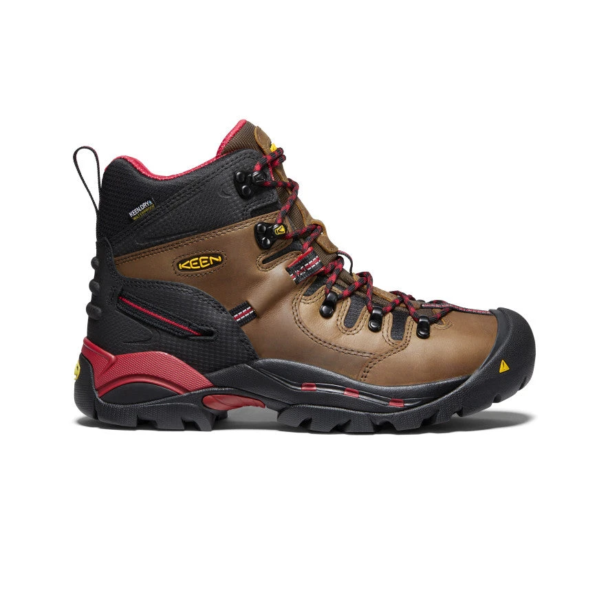 Keen Men's Pittsburgh 6" Waterproof Boot (Steel Toe) | Bison 1 Keen Men's Pittsburgh 6" Waterproof Boot (Steel Toe) | Bison