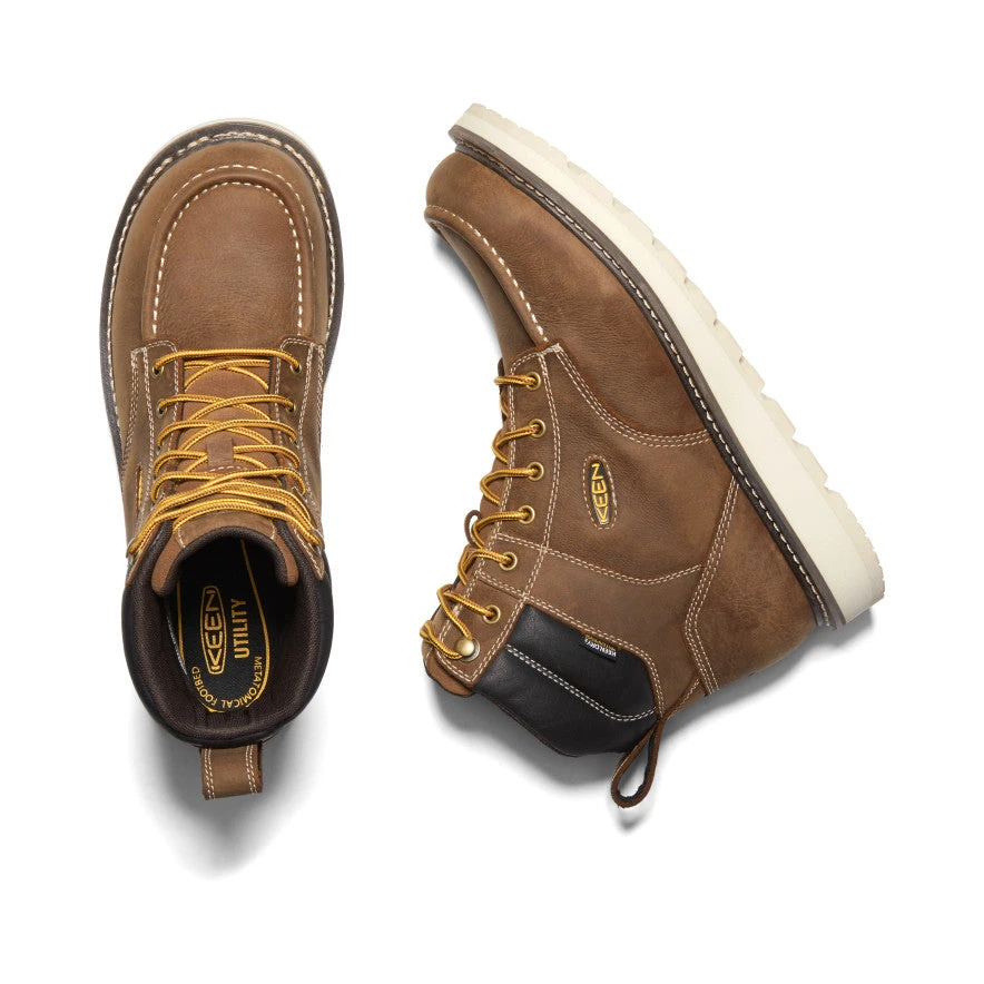 Keen Men's Cincinnati 6" Waterproof Boot (Soft Toe) | Belgian/Sandshell 8 Keen Men's Cincinnati 6" Waterproof Boot (Soft Toe) | Belgian/Sandshell - Image 8