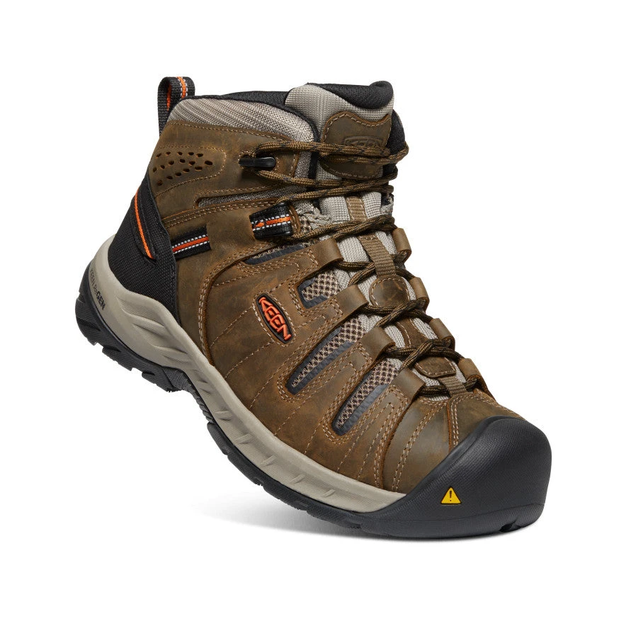 Keen Men's Flint II Boot (Soft Toe) | Cascade Brown/Burnt Ochre 3 Keen Men's Flint II Boot (Soft Toe) | Cascade Brown/Burnt Ochre - Image 3