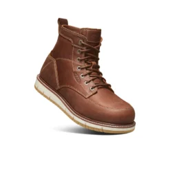 Keen Men's San Jose 6" Boot (Aluminum Toe) | Gingerbread/Gum -Shoes Shop Of Ken 31ea9d742a71b3519320a193ec582388a559a442