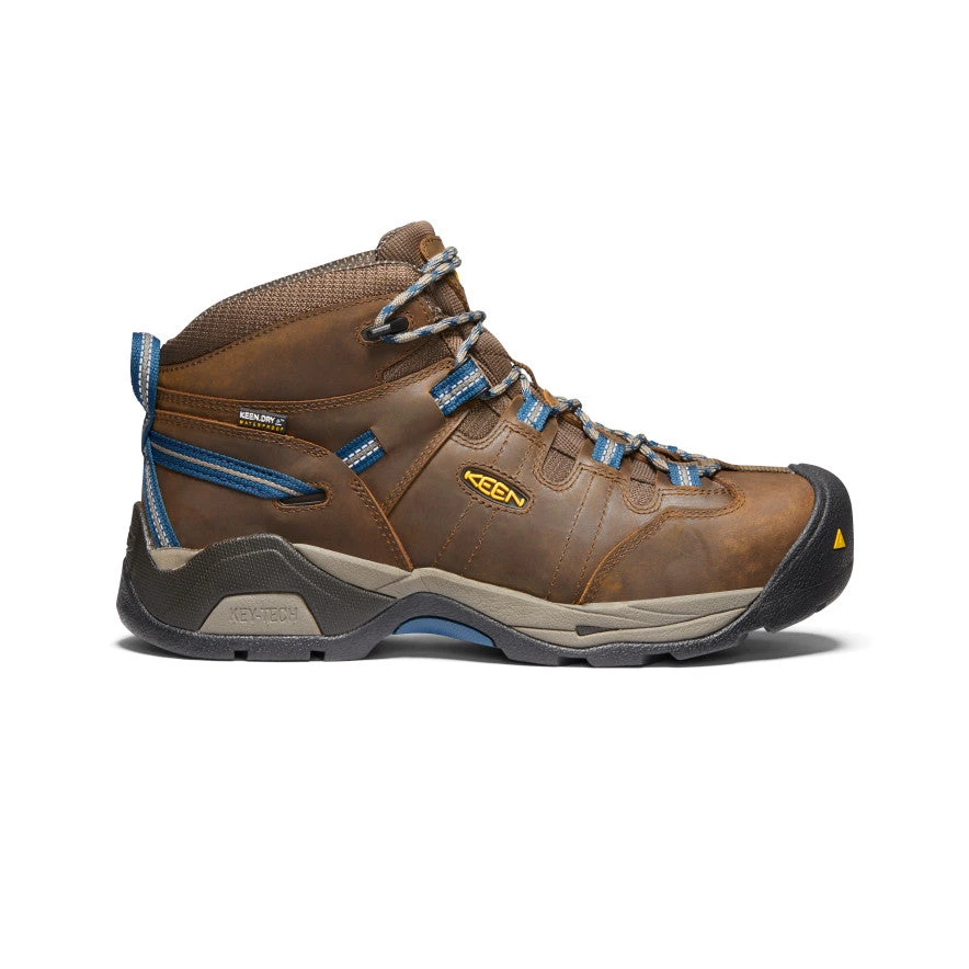 Keen Men's Detroit XT Waterproof Boot (Steel Toe) | Cascade Brown/Orion Blue 1 Keen Men's Detroit XT Waterproof Boot (Steel Toe) | Cascade Brown/Orion Blue