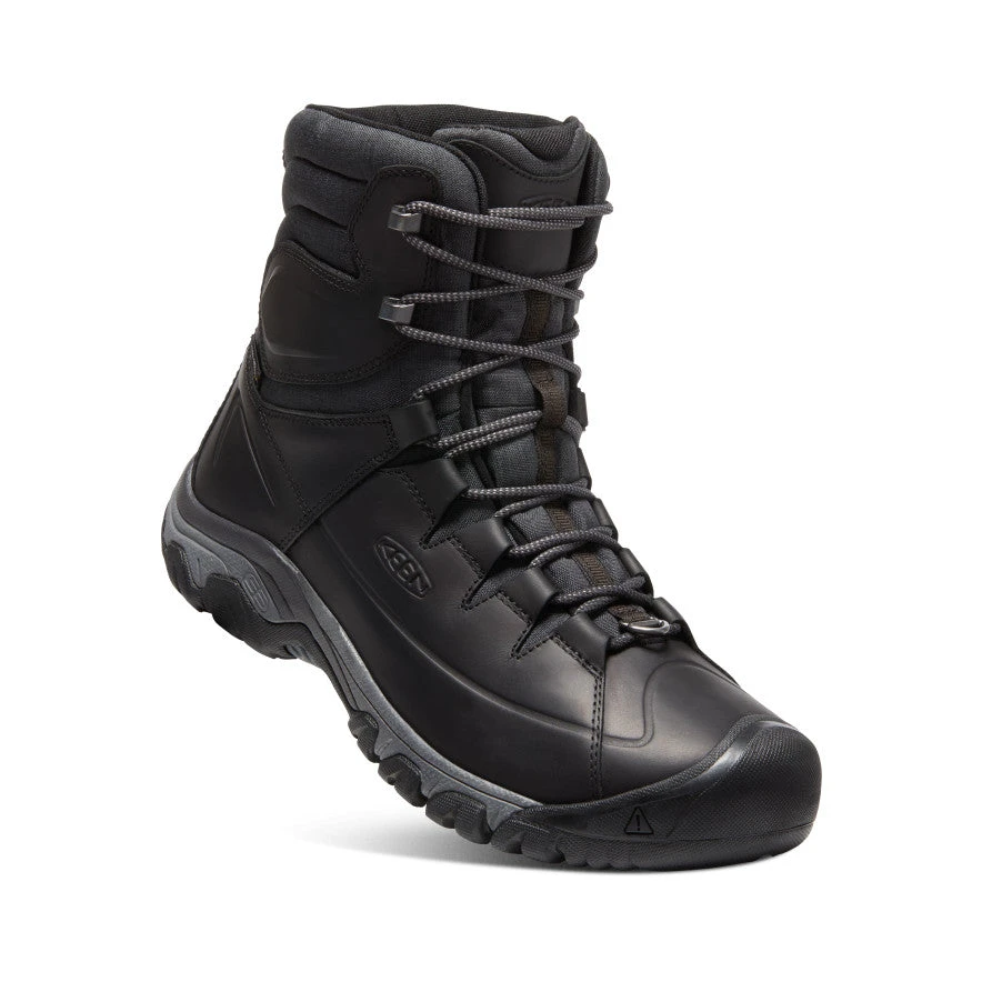 Keen Men's Targhee High Lace Waterproof Boot | Black/Raven 3 Keen Men's Targhee High Lace Waterproof Boot | Black/Raven - Image 3