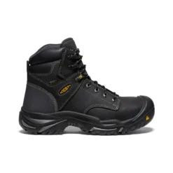 Keen Men's Mt Vernon 6" Waterproof Boot (Steel Toe) | Black