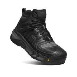 Keen Men's Kansas City Waterproof Mid (Carbon-Fiber Toe) | Black/Gun Metal -Shoes Shop Of Ken 50989e16c84cc15a4797079b5b34a9b51b769d25