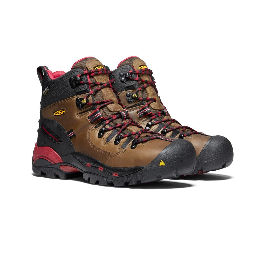 Keen Men's Pittsburgh 6" Waterproof Boot (Steel Toe) | Bison 2 Keen Men's Pittsburgh 6" Waterproof Boot (Steel Toe) | Bison - Image 2