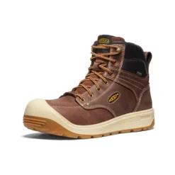 Keen Men's Fort Wayne 6" Waterproof (Carbon-Fiber Toe) | Tortoise Shell/Gum -Shoes Shop Of Ken 6196729881d9f17ed252d693a17d2720f607d525