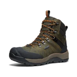 Keen Men's Revel IV Polar Waterproof Boot | Dark Olive/Marmalade -Shoes Shop Of Ken 620b7535daa3a4603908485bce1bd10e35f7788f