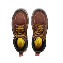 Keen Men's Cincinnati 6" Waterproof Boot (Soft Toe) | Tuscan Red/Sandshell -Shoes Shop Of Ken 62305d8d87b7ce1a13648f14933fc0125d96899f