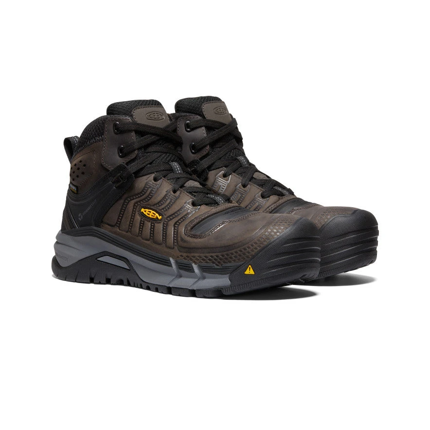 Keen Men's Kansas City+ Waterproof Mid (Carbon-Fiber Toe) | Coffee Bean/Black 2 Keen Men's Kansas City+ Waterproof Mid (Carbon-Fiber Toe) | Coffee Bean/Black - Image 2