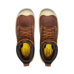 Keen Men's Fort Wayne 6" Waterproof (Carbon-Fiber Toe) | Tortoise Shell/Gum -Shoes Shop Of Ken 68bf52565afd0ac8914be941288c4230665d5d9d