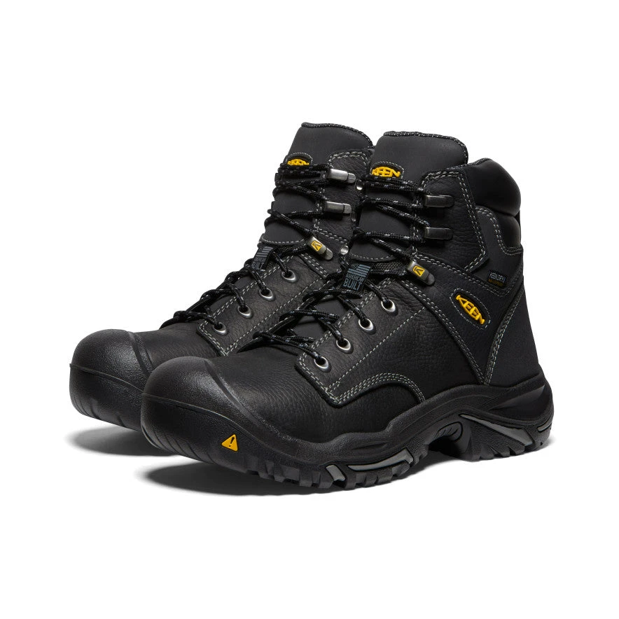 Keen Men's Mt Vernon 6" Waterproof Boot (Steel Toe) | Black 2 Keen Men's Mt Vernon 6" Waterproof Boot (Steel Toe) | Black - Image 2