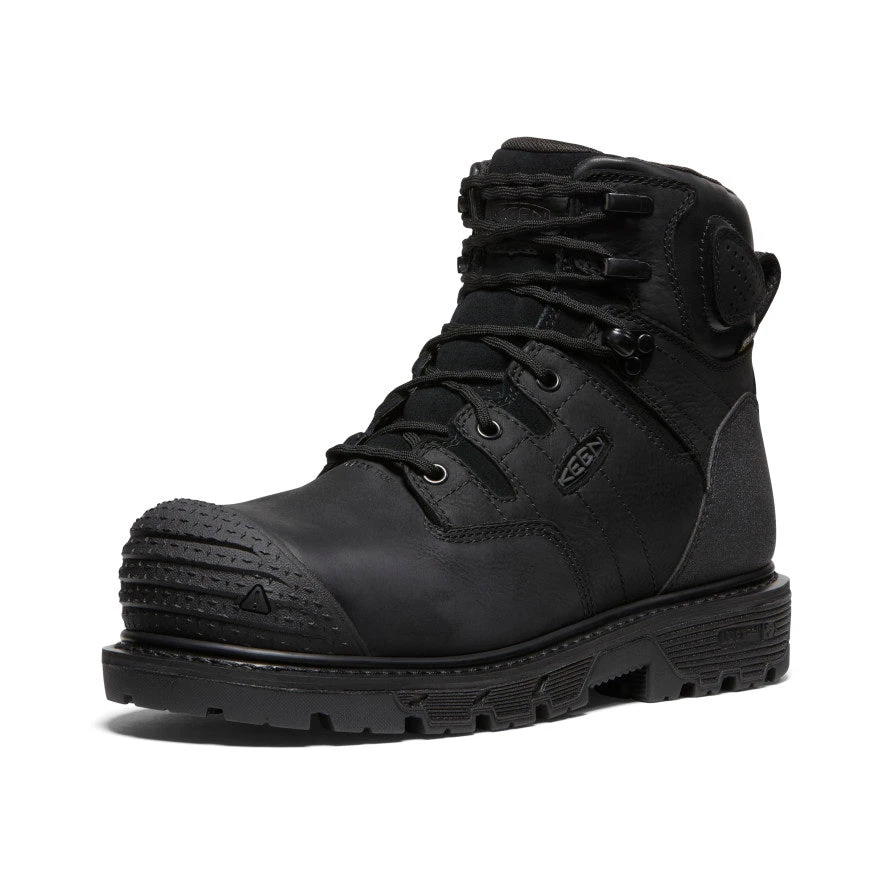 Keen Men's Camden 6" Waterproof Boot (Carbon-Fiber Toe) | Black/Black 3 Keen Men's Camden 6" Waterproof Boot (Carbon-Fiber Toe) | Black/Black - Image 3