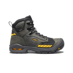 Keen Men's Troy 6" Waterproof Boot (Carbon-Fiber Toe) | Magnet/Black
