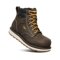 Keen Men's Cincinnati 6" Waterproof Boot (Carbon-Fiber Toe) | Dark Chocolate/Sandshell -Shoes Shop Of Ken 8eebc103bc703592decc08b8374ecf55dcc906d4