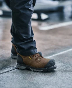 Keen Men's Camden 8" Insulated Waterproof Boot (Carbon-Fiber Toe) | Leather Brown/Black -Shoes Shop Of Ken SDD 1014 Camden 1027690 Right Image 1