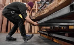 Keen Men's Red Hook Waterproof Boot (Carbon-Fiber Toe) | Steel Grey/Bright Cobalt -Shoes Shop Of Ken SDD 604 RedHook 1024577 Top Image