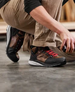 Keen Men's Red Hook Waterproof Boot (Soft Toe) | Tobacco/Black -Shoes Shop Of Ken SDD 604 RedHook 1025618 Left Image