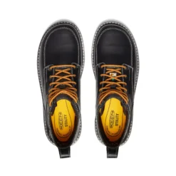 Keen Men's CSA San Jose 6" Waterproof Boot (Aluminum Toe) | Black/Off White -Shoes Shop Of Ken a0db7cf6411b55b592497aa7e05878cc1fdd7170