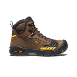 Keen Men's Troy 6" Waterproof Boot (Carbon-Fiber Toe) | Dark Earth/Black