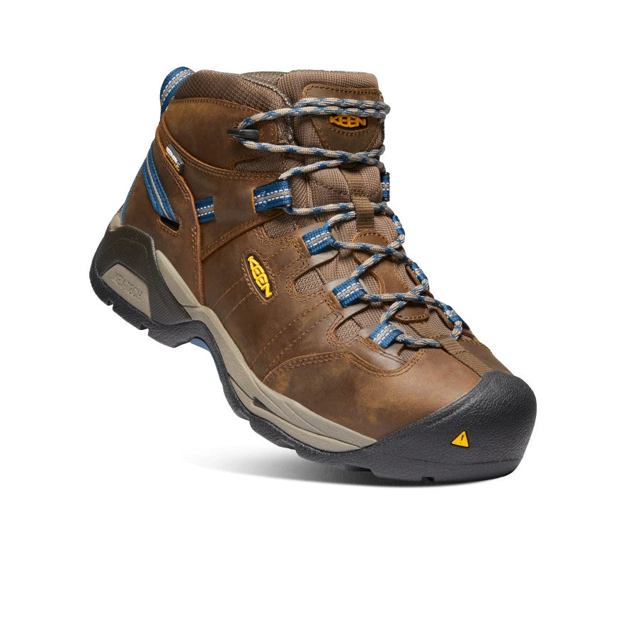 Keen Men's Detroit XT Waterproof Boot (Steel Toe) | Cascade Brown/Orion Blue 3 Keen Men's Detroit XT Waterproof Boot (Steel Toe) | Cascade Brown/Orion Blue - Image 3