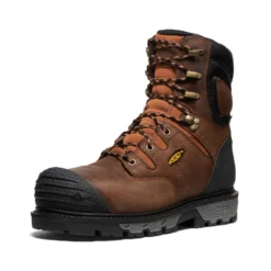 Keen Men's Camden 8" Insulated Waterproof Boot (Carbon-Fiber Toe) | Leather Brown/Black -Shoes Shop Of Ken acd2d0424c394b1f384a693ca77cb36cb66415e0