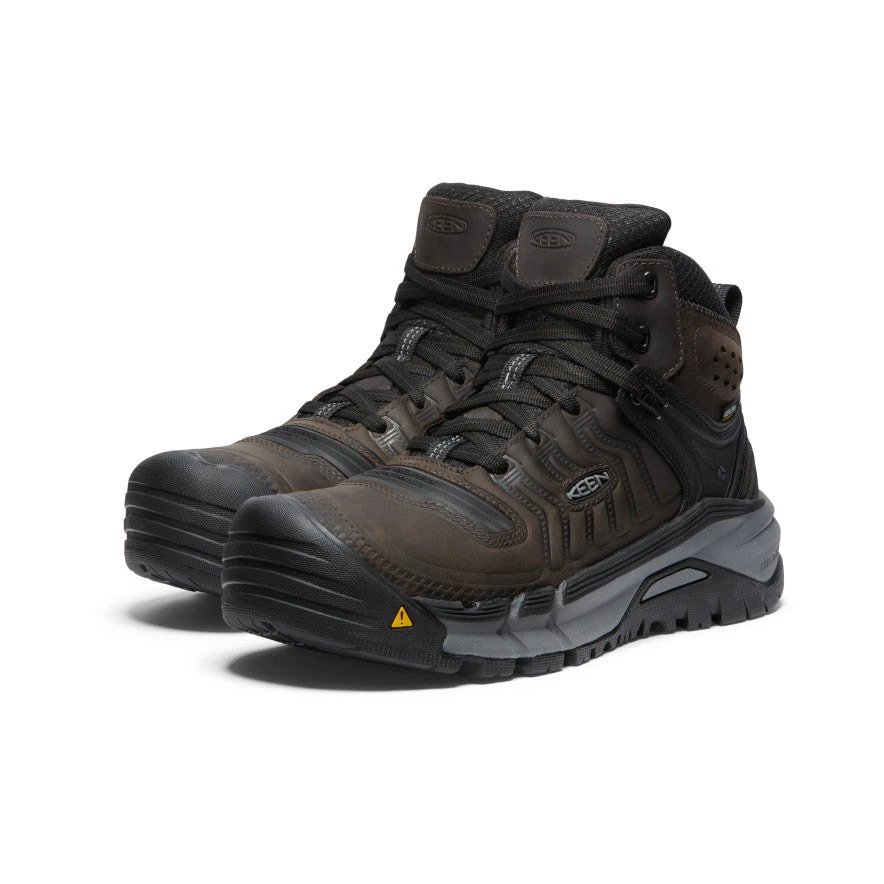Keen Men's Kansas City+ KBF Waterproof Mid (Soft Toe) | Coffee Bean/Black 2 Keen Men's Kansas City+ KBF Waterproof Mid (Soft Toe) | Coffee Bean/Black - Image 2