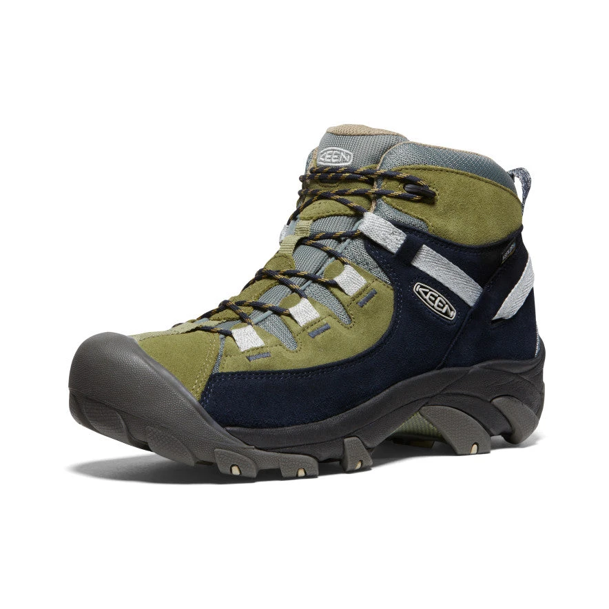 Keen Men's Targhee II Waterproof Hiking Boot X AtelierBluebottle | Sky Captain/Olive Drab 3 Keen Men's Targhee II Waterproof Hiking Boot X AtelierBluebottle | Sky Captain/Olive Drab - Image 3