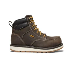 Keen Men's Cincinnati 6" Waterproof Boot (Carbon-Fiber Toe) | Dark Chocolate/Sandshell