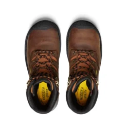 Keen Men's Camden 8" Insulated Waterproof Boot (Carbon-Fiber Toe) | Leather Brown/Black -Shoes Shop Of Ken d9ecb32720293995bb4c6406c88ceb5324eecbd2