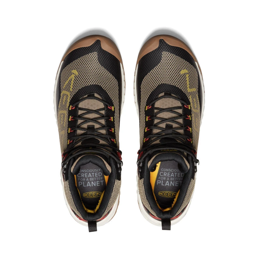 Keen Men's NXIS EVO Waterproof Boot | Brindle/Citronelle 4 Keen Men's NXIS EVO Waterproof Boot | Brindle/Citronelle - Image 4