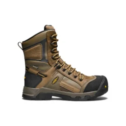 Keen Men's CSA Davenport 8" Insulated Waterproof Boot | Dark Earth/Inca Gold