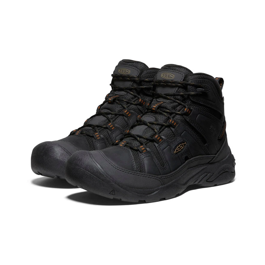 Keen Men's Circadia Waterproof Boot | Black/Curry 2 Keen Men's Circadia Waterproof Boot | Black/Curry - Image 2