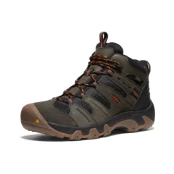 Keen Men's Headout Waterproof Hiking Boot | Black Olive/Fossil Orange -Shoes Shop Of Ken f3f76b60fbc0003126251db1ed3666f8c2f7e956