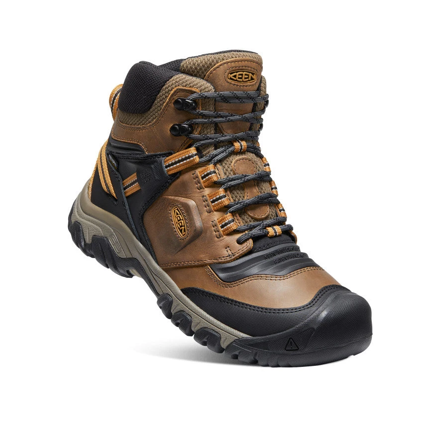 Keen Men's Ridge Flex Waterproof Boot | Bison/Golden Brown 3 Keen Men's Ridge Flex Waterproof Boot | Bison/Golden Brown - Image 3